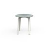 Outdoor coffee table Cleo in aluminium with wood or cement top