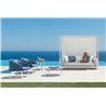 Outdoor Lounge Armchair in Aluminium - Cleo