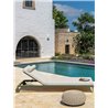 Stackable Sun lounger with Wheels - Cleo