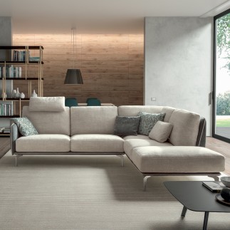 Modular Sofa with Chaise Longue - Living Minimal N°2 | Samoa Divani