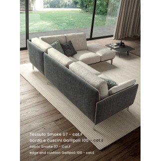 Modular Sofa with Chaise Longue - Living Minimal N°2 | Samoa Divani