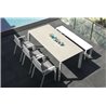 Extendable dining table with ceramic top - Milo