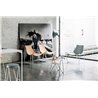 Sedia lounge rivestita in cuoio - Apelle AT