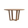 Outdoor round dining table in wood - Desert