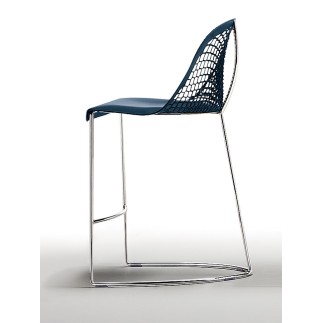 High Leather Stool - Guapa | Midj