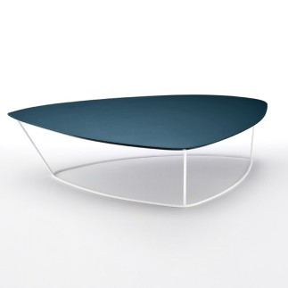 Coffee Table with Leather Top - Guapa Big | Midj