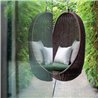 Suspended armchair in rattan for outdoor - Nest