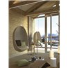 Suspended armchair in rattan for outdoor - Nest