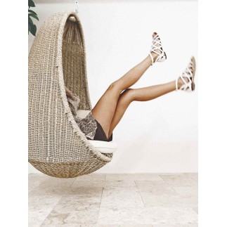 Suspended Armchair in Rattan for Outdoor - Nest | Atmosphera