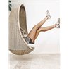 Suspended armchair in rattan for outdoor - Nest