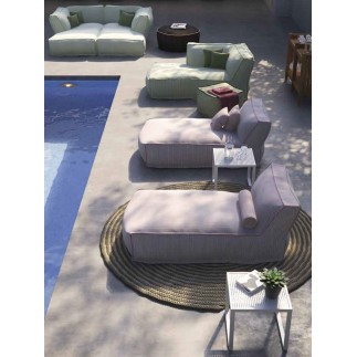 Padded Chaise Lounge for Outdoor - Soft