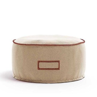 Pouf da Esterno Tondo Imbottito Ø.60 cm - Soft | Atmosphera