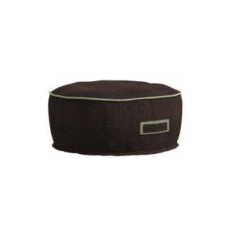 Padded Round Outdoor Pouf Ø60 - Soft