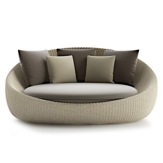 Outdoor daybed in rattan - Twiga - Daybed | ISAProject