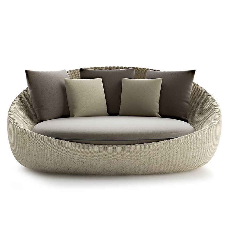 Outdoor daybed in rattan - Twiga - Daybed | Atmosphera