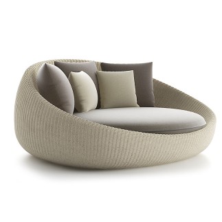 Outdoor daybed in rattan - Twiga - Daybed | Atmosphera