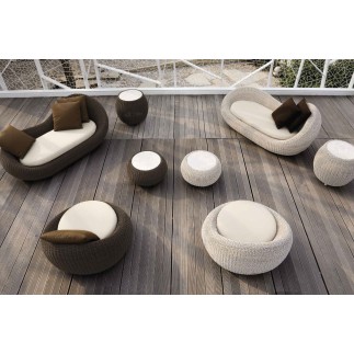 Outdoor coffee table in rattan - Twiga | Atmosphera