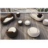 Outdoor coffee table in rattan - Twiga