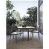 Outdoor round table in aluminium - Flair