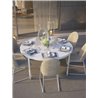 Outdoor round table in aluminium - Flair