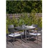 Outdoor round table in aluminium - Flair