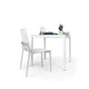 Outdoor dining table square in aluminium - Flair