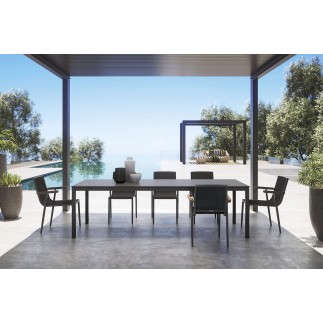 Outdoor Table Rectangular in Aluminium - Flair