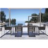 Outdoor table rectangular in aluminium - Flair