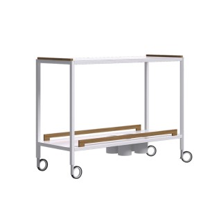 Outdoor food trolley in aluminium - Flair | ISAProject