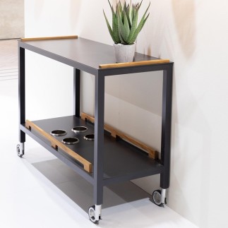 Outdoor food trolley in aluminium - Flair | Atmosphera