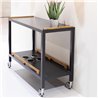 Outdoor food trolley in aluminium - Flair