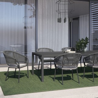 Garden chair in fabric and rope - Pleasure2.0 | Atmosphera