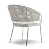 Garden chair in aluminium and rope - Pleasure