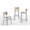 Wood stool H.65/75 cm - Master