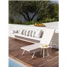 Stackable sunlounger with adjustable backrest - Maxim