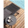 Stackable sunlounger with adjustable backrest - Maxim