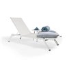 Stackable sunlounger with adjustable backrest - Maxim