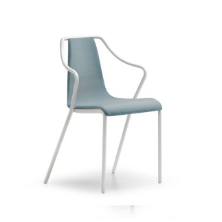 Stackable upholstered chair - Ola