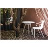 Outdoor Stackable metal chair with armrests - Ola