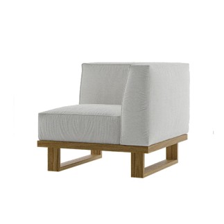 Garden sofa in teak wood - 9.zero | Atmosphera