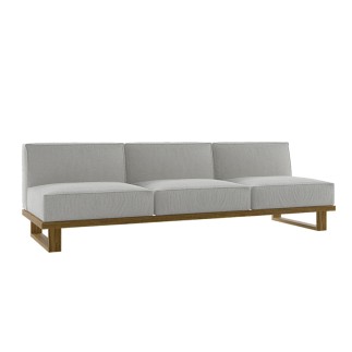 Garden sofa in teak wood - 9.zero | Atmosphera