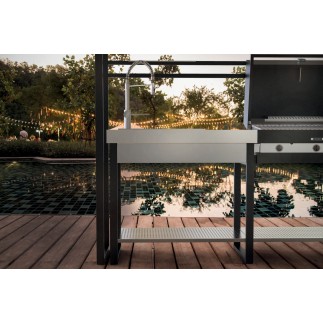 Outdoor kitchen with gas barbecue - Sant'elena - ISA Project