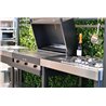 Outdoor kitchen w/bbq and hob - Yellostone