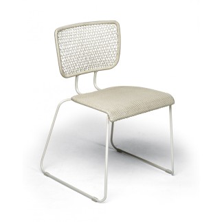 Outdoor stackable chair in steel - Coral reef - ISA Project