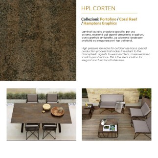 Outdoor round table - Coral reef - ISA Project