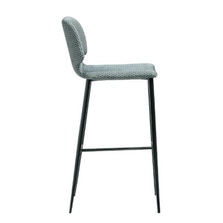 Padded stool with footrest - Wrap