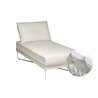 Sun Lounger with braided back - Coral reef