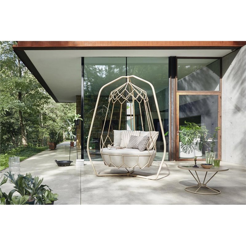 Rectangle Rocking Sofa Gravity rocking sofa with floor structure - ROB-9880