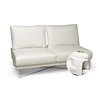 Outdoor sofa with aluminium back - Coral reef