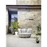 Gravity outdoor sofa in steel